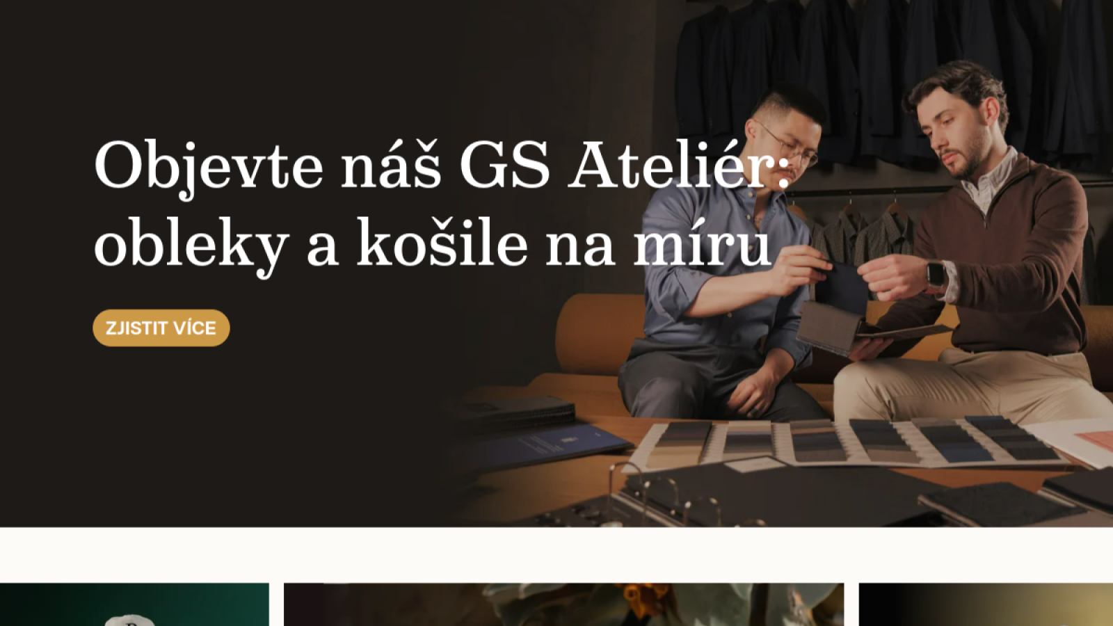 Gentleman Store — men's fashion e-shop homepage